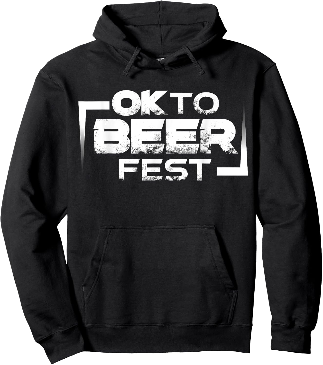 Funny OK To BEER Fest - Oktoberfest Hoodie - Hoodie | Black