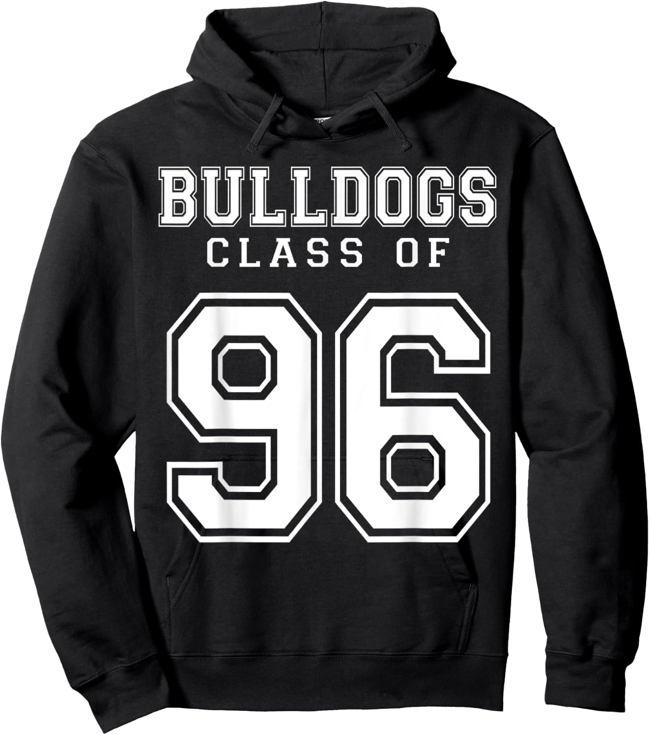Class Of 1996 Bulldogs Custom Graduation Senior Personalized Hoodie - Hoodie | Black