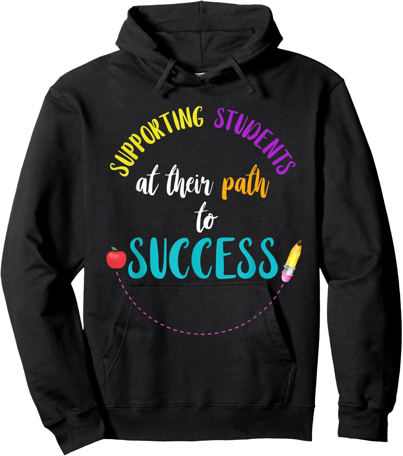 Supporting Students Response Intervention Teacher RTI Team Hoodie - Hoodie | Black