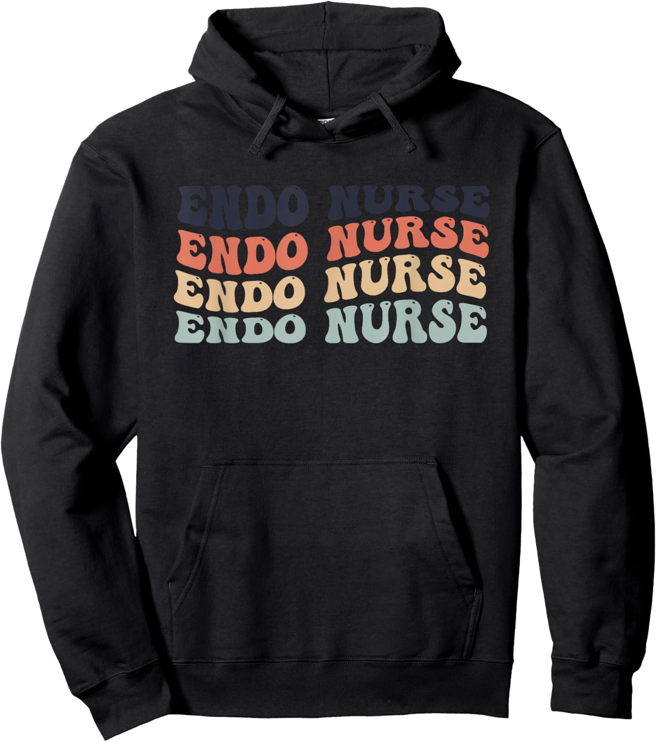 Nurse Endoscopy Endo Nurse Squad Colon Anatomy Nursing Hoodie - Hoodie | Black