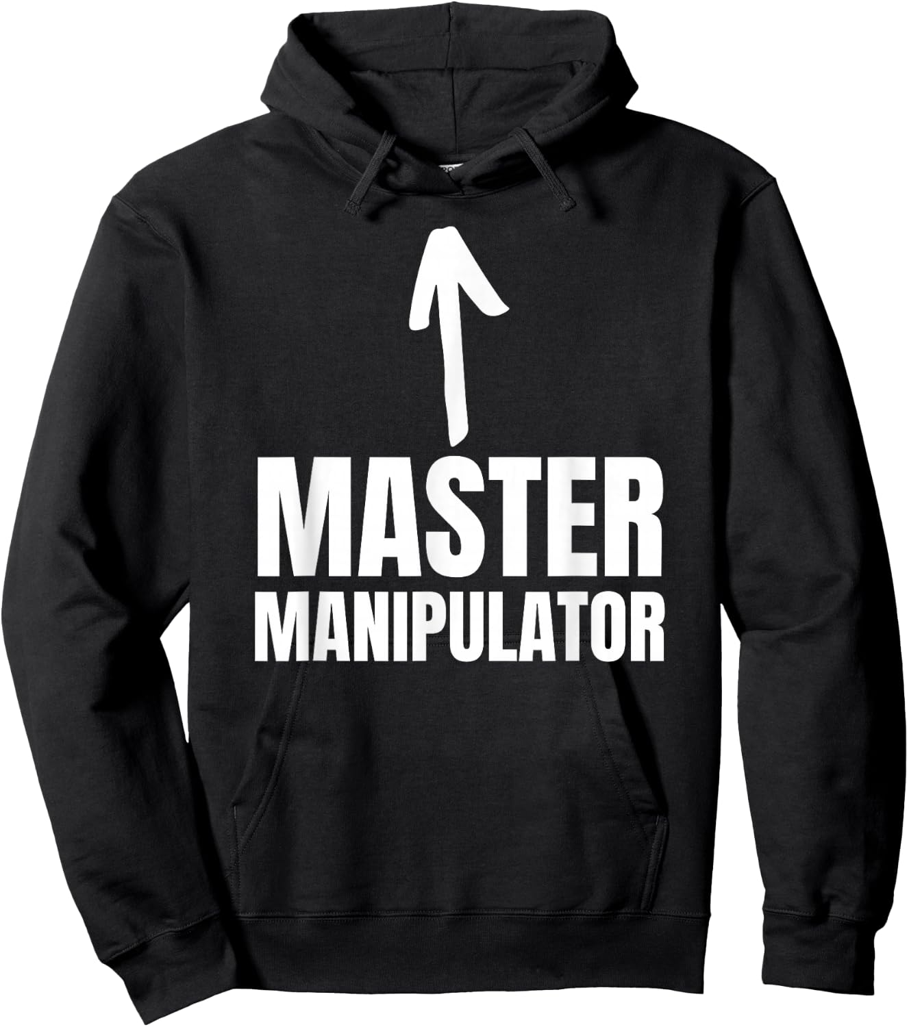 Funny Master Manipulator Toxic Partner Manipulated Hoodie - Hoodie | Black