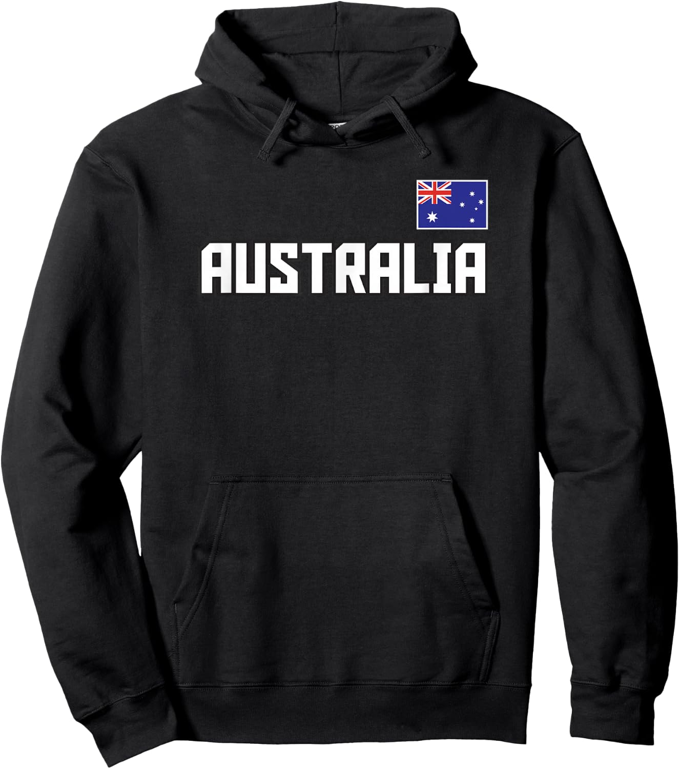 Australia Flag Australian Pride Athletic Style Country Hoodie - Hoodie | Black