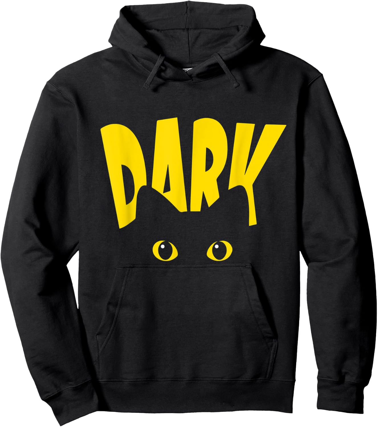 Black Cat Yellow Eyes Shirt , Funny Black Cat Owner Men Women Hoodie - Hoodie | Black