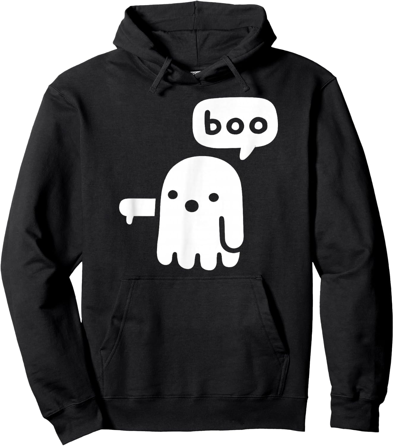Funny Chunky Ghost Of Disapproval Boo Halloween Classic Hoodie - Hoodie | Black