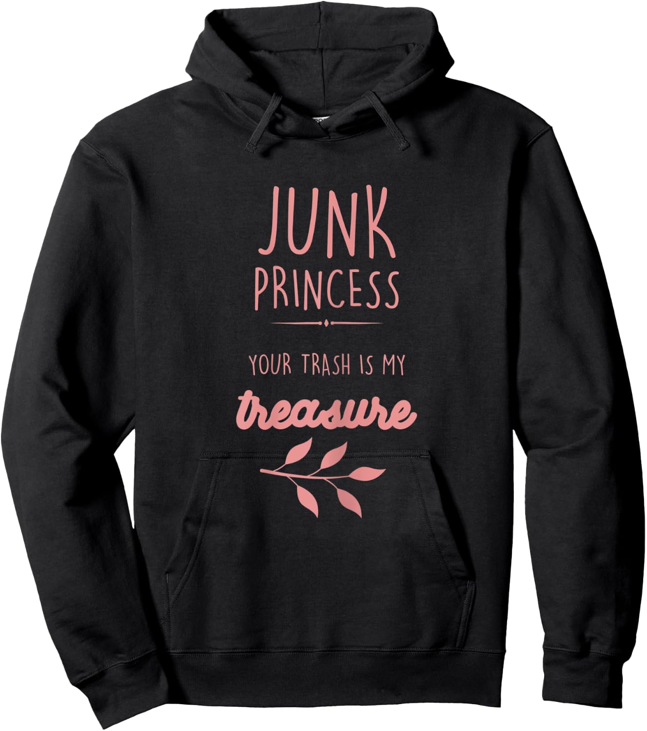 Antiquer Antiquing | Junk Princess | Girls Antique Collector Hoodie - Hoodie | Black