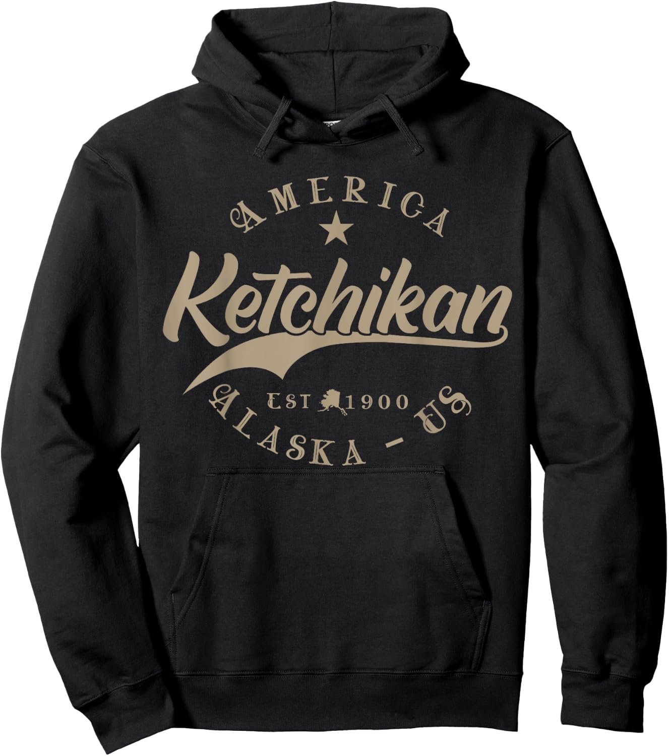 Ketchikan AK | Alaska Hoodie - Hoodie | Black