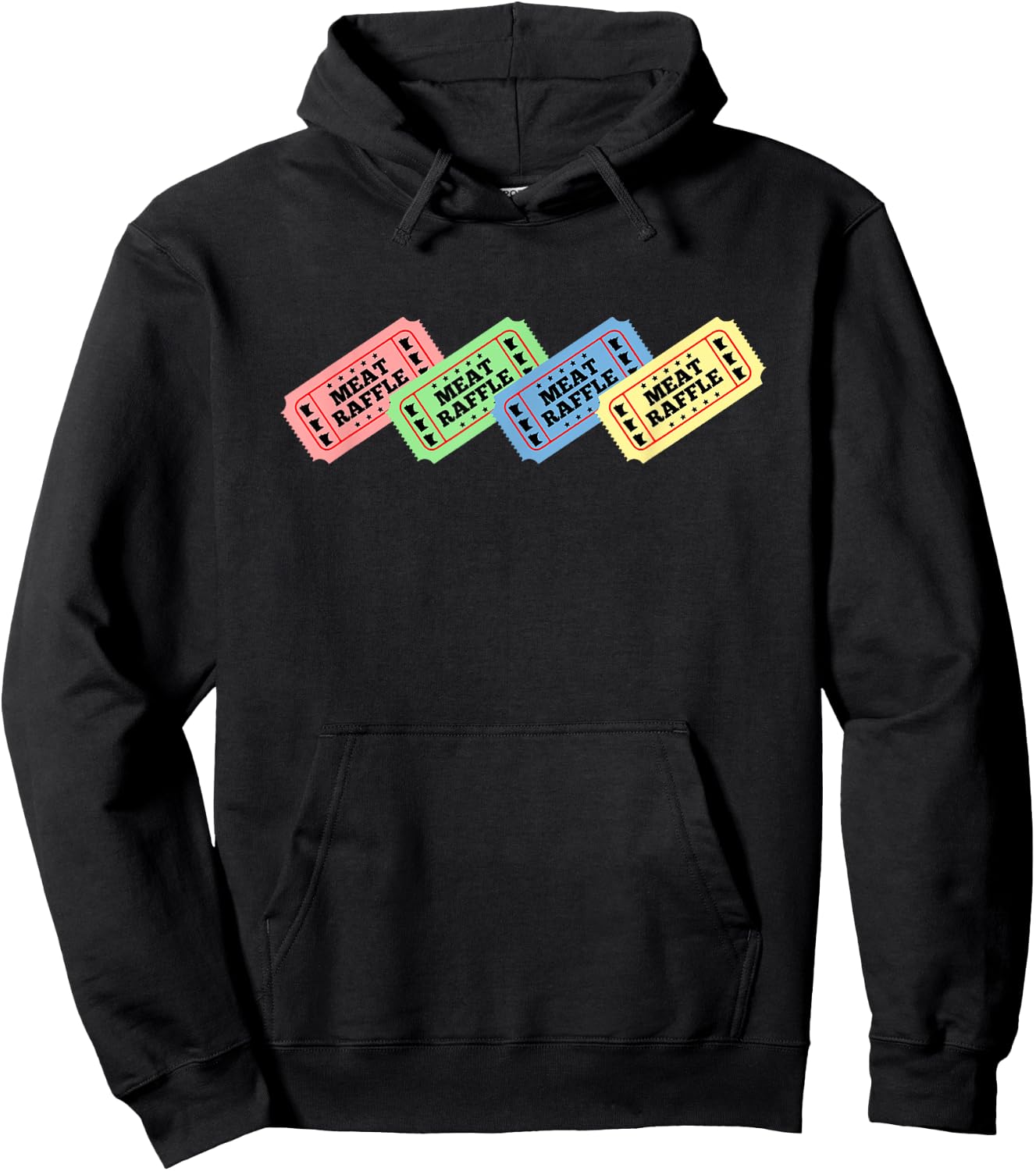 Meat Raffle Ticket Minnesota Hoodie - Hoodie | Black