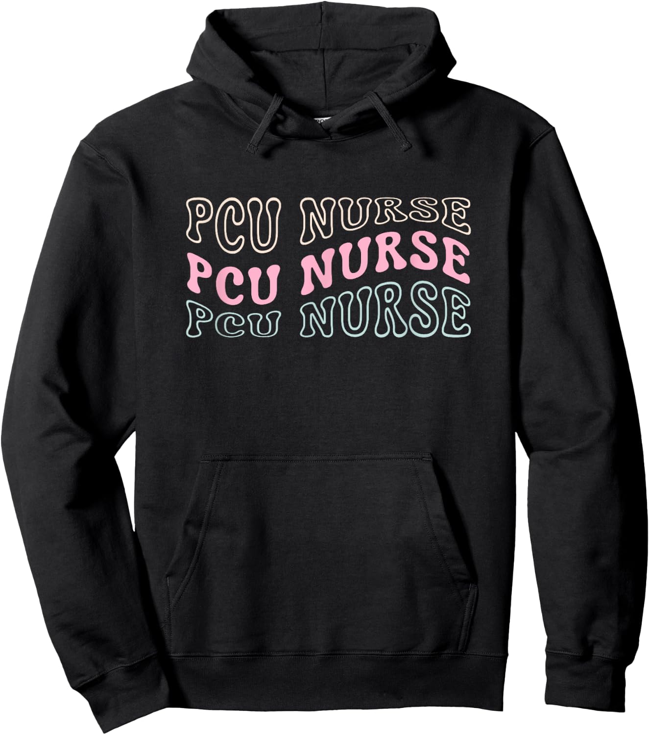 Progressive Care Unit PCU Nurse Emergency Room Nurse ICU Hoodie - Hoodie | Black