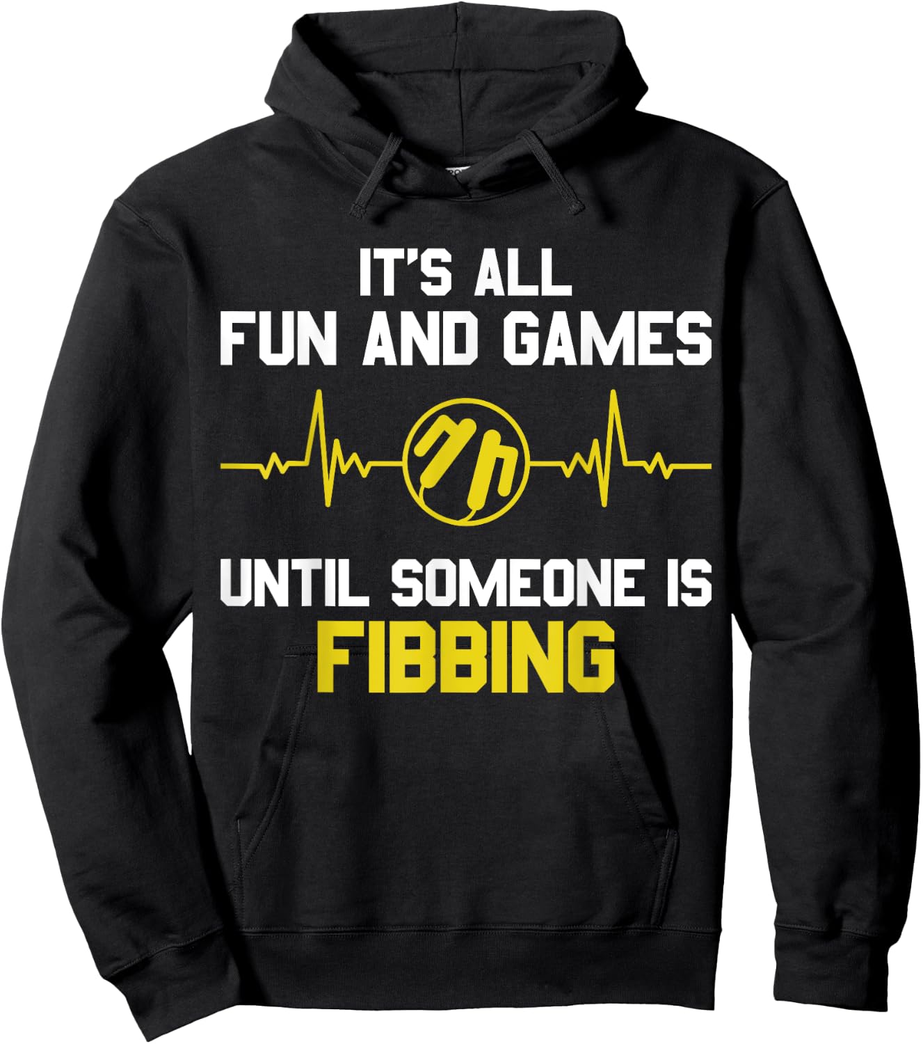 Cardiac Nurse Fibbin Funny Cardiology Nurse CVICU Hoodie - Hoodie | Black