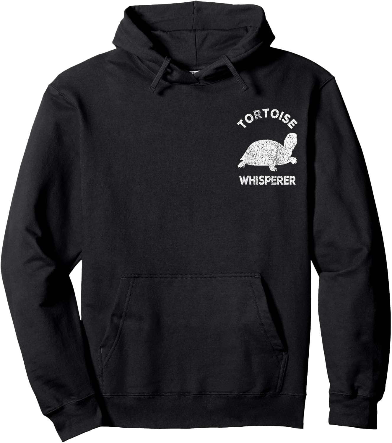 Tortoise Whisperer Turtle Lover Funny Tortoise Quote Hoodie - Hoodie | Black