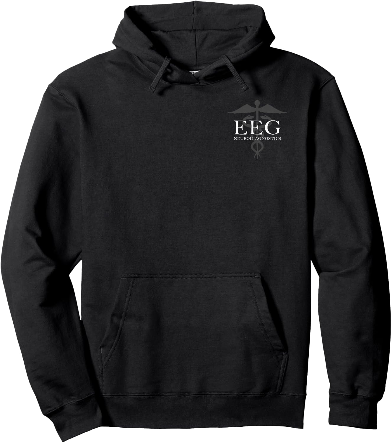 EEG Tech - Neurodiagnostic - Front/Back - EEG Tech Hoodie - Hoodie | Black