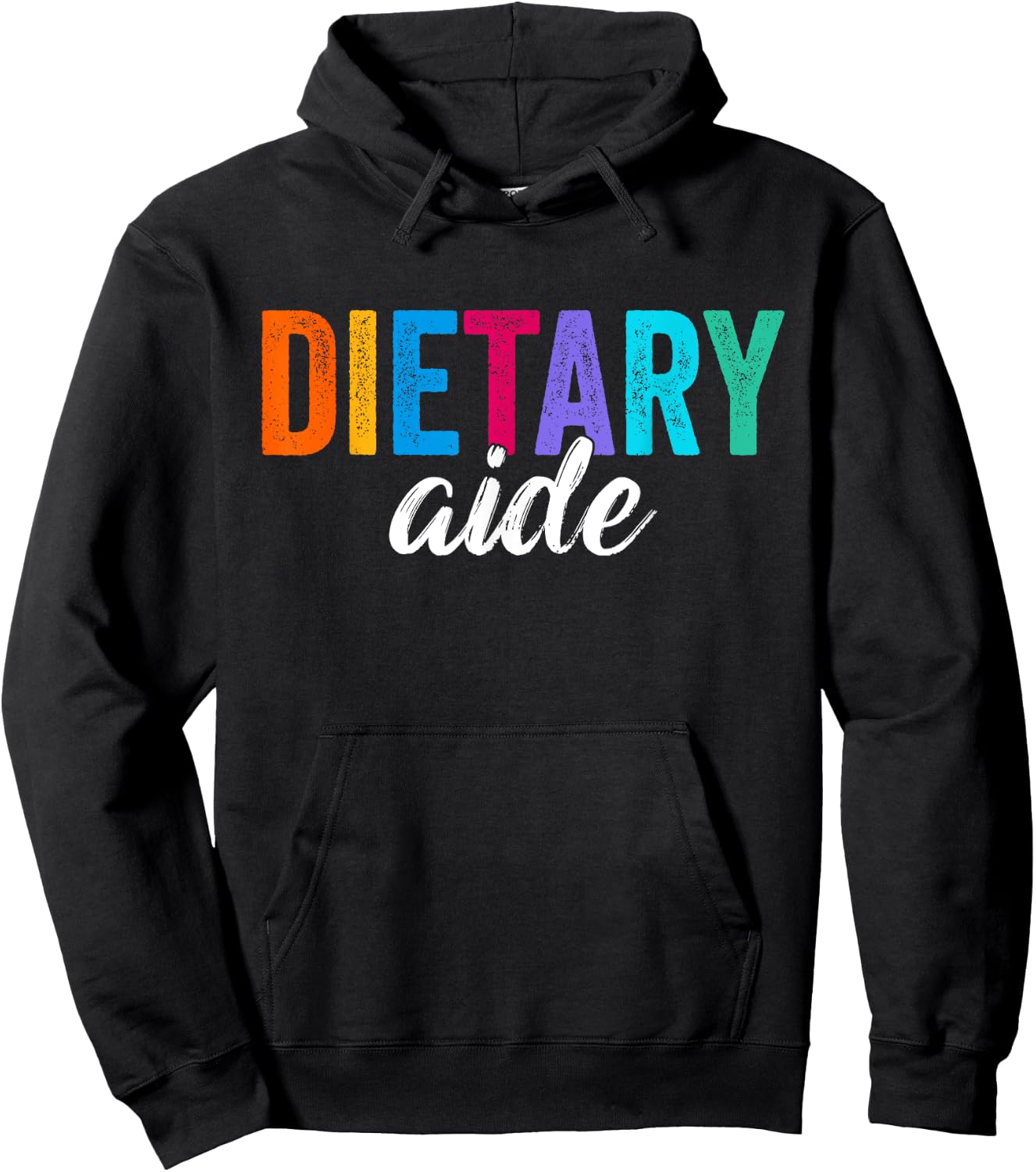 Funny Dietary Aide Cool Design Appreciation Week Healthcare Hoodie - Hoodie | Black