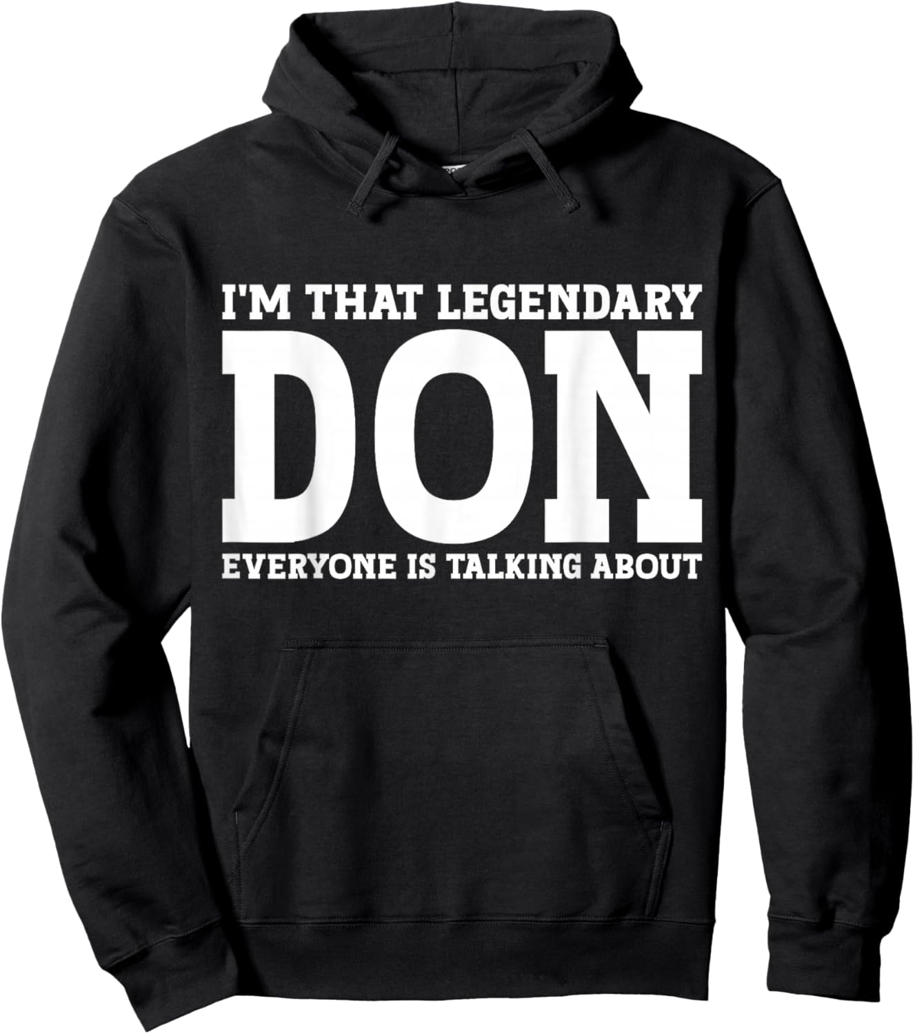Don Personal Name First Name Funny Don Hoodie - Hoodie | Black