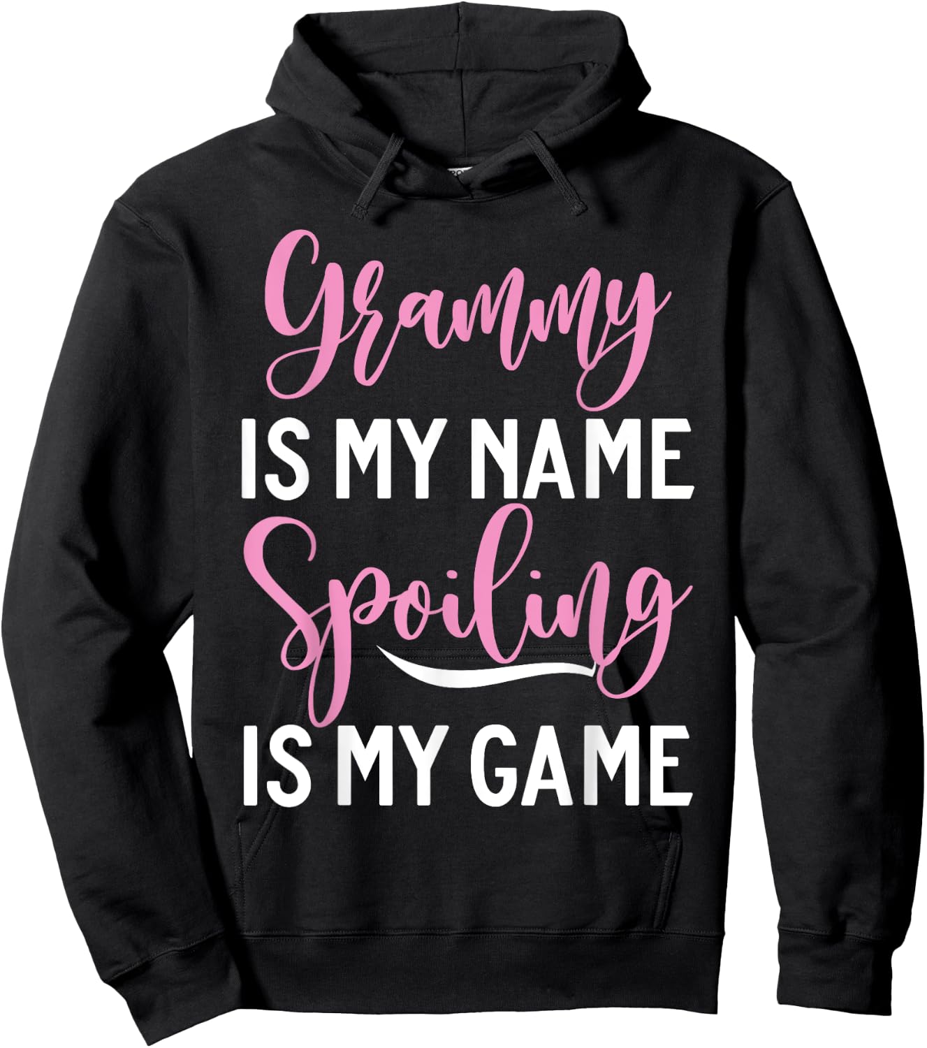 Grammy is my Name Spoiling is my Game Grammy Hoodie - Hoodie | Black