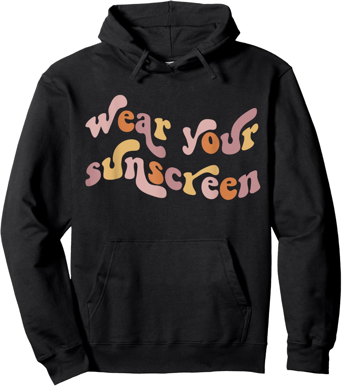 Wear Your Sunscreen SPF Esthetician Dermatologist Hoodie - Hoodie | Black
