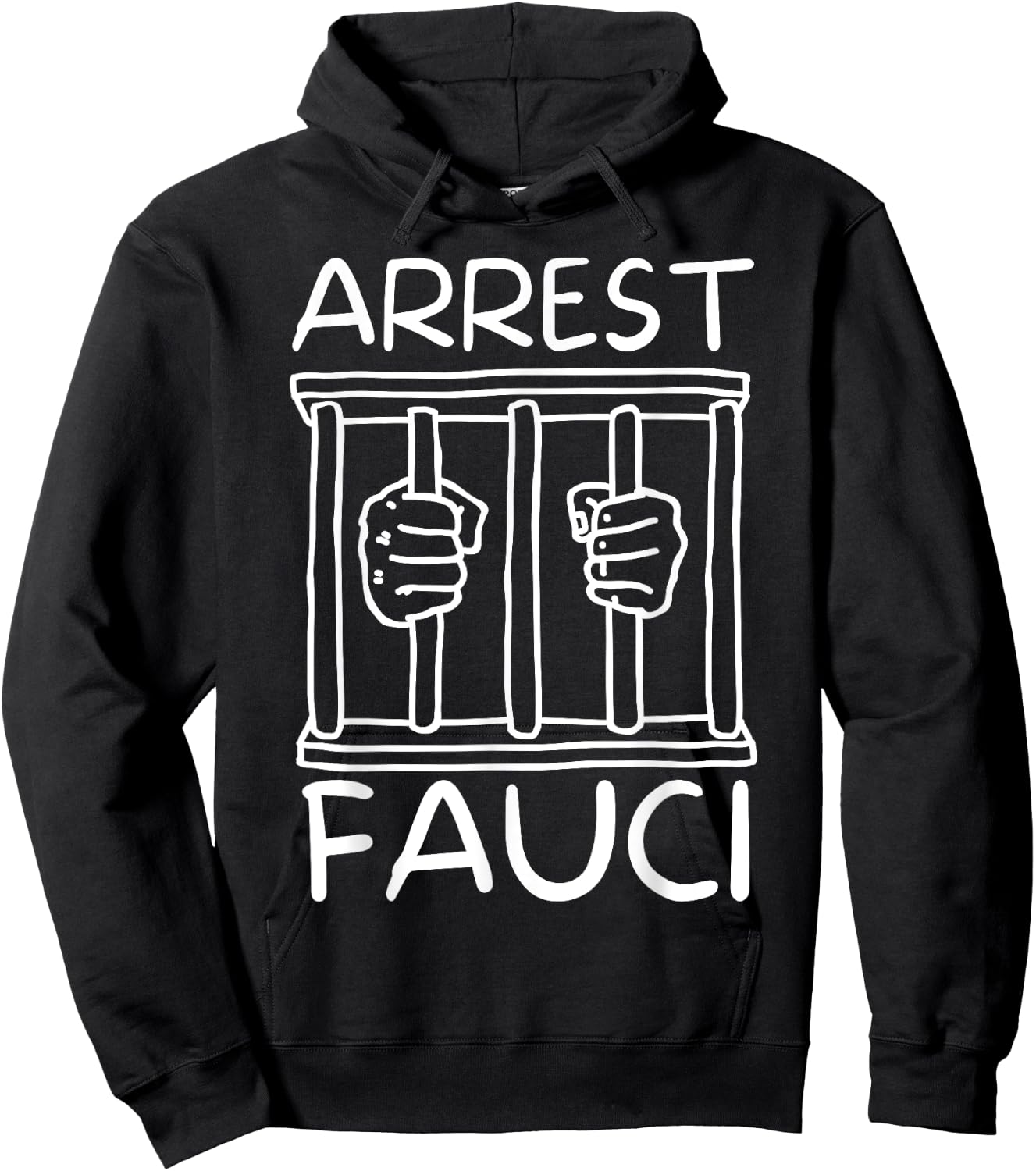 Arrest Fauci | Anti Fauci | Dr Fauci The Liar Hoodie - Hoodie | Black