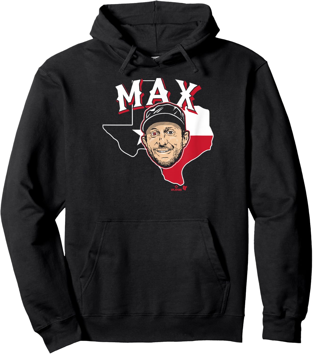 Max Scherzer: The Eyes of Texas - Texas Baseball Hoodie - Hoodie | Black