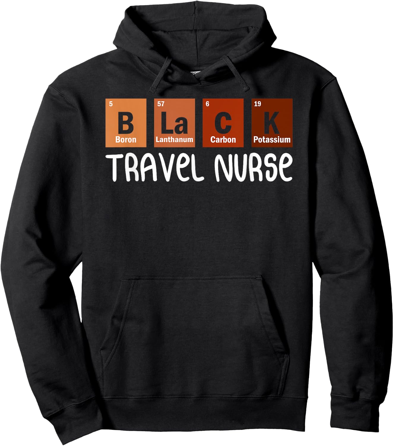 TN Travel Nurse Nurses Day Hoodie - Hoodie | Black