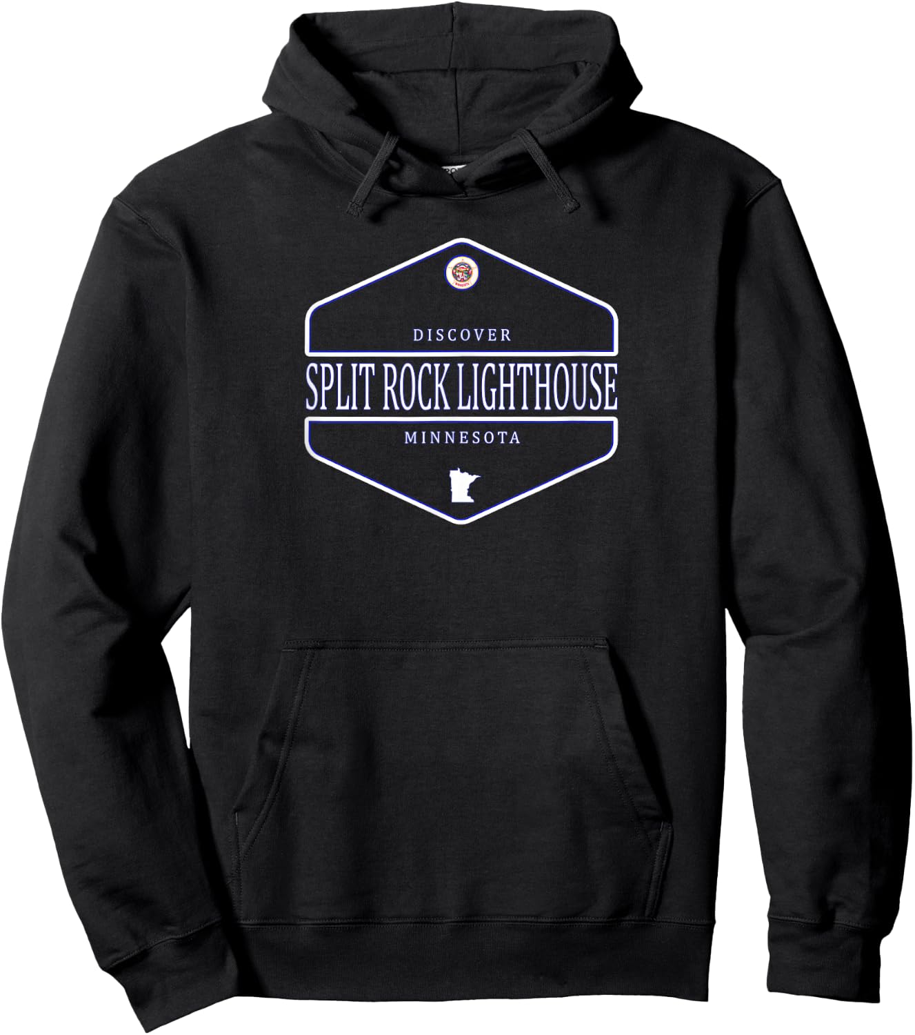 Split Rock Lighthouse Minnesota - Split Rock MN Hoodie - Hoodie | Black