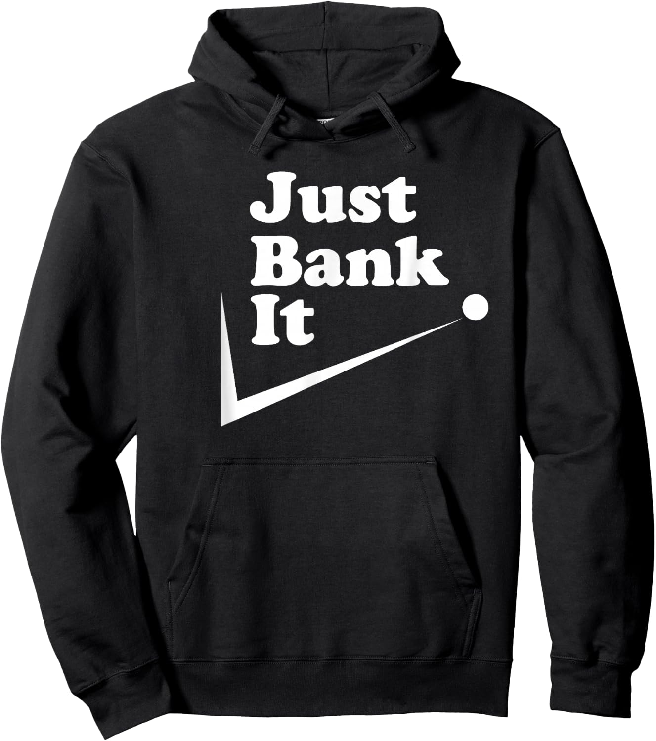 Rack Em Up -Adult Black Modern Diamond Billiards-Themed , Small, Short Sleeve, , Classic Fit, Polyester 100% Hoodie - Hoodie | Black