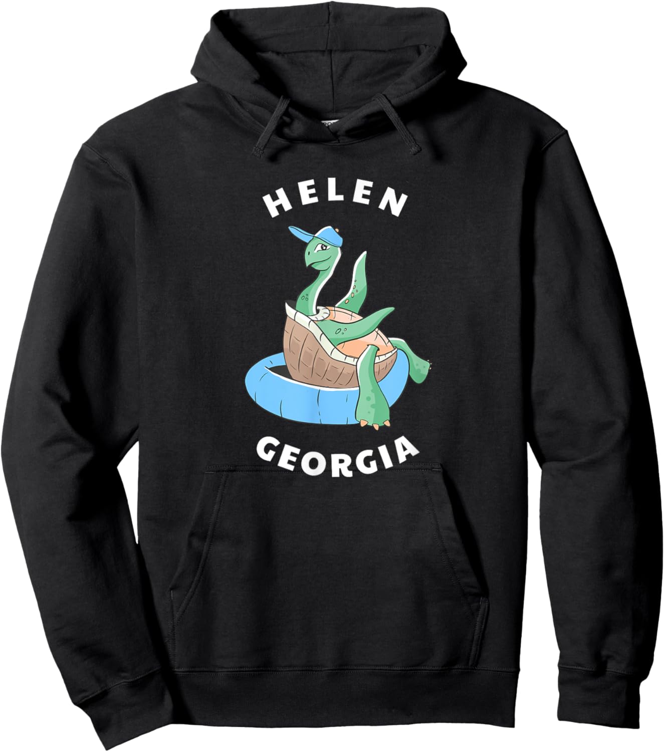 Helen Georgia Chattahoochee River Tubing GA Vacation Hoodie - Hoodie | Black