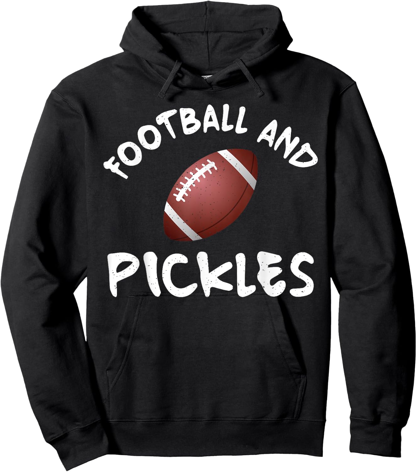 Football and Pickles Hoodie - Hoodie | Black