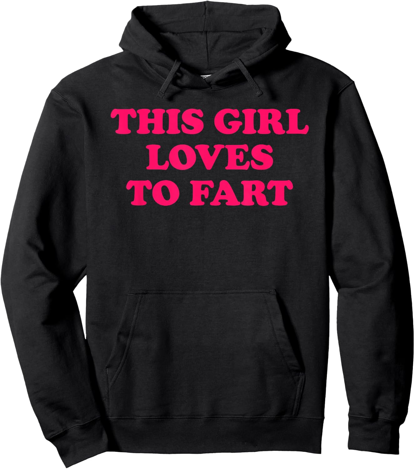 This Girl Loves to Fart Hoodie - Hoodie | Black