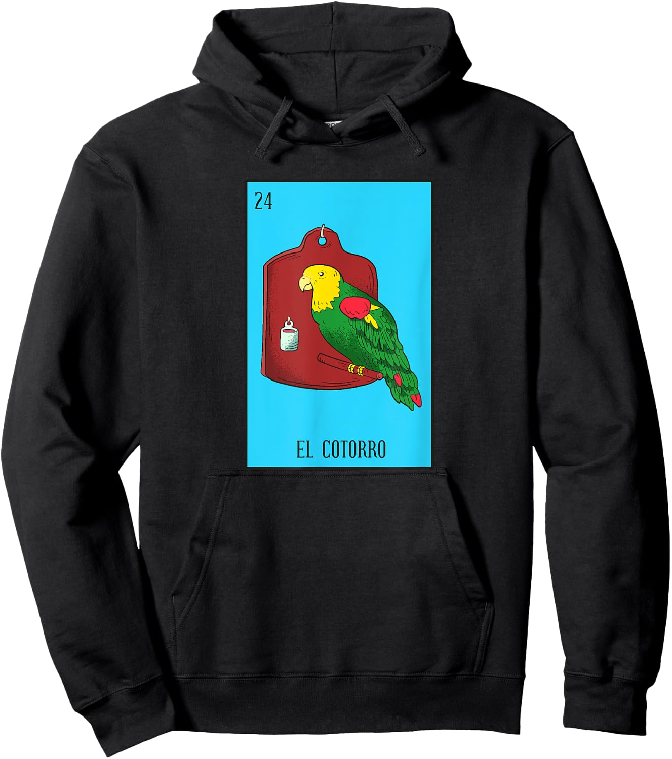 Mexican Lottery El Cotorro The Parrot Game of Mexico Hoodie - Hoodie | Black