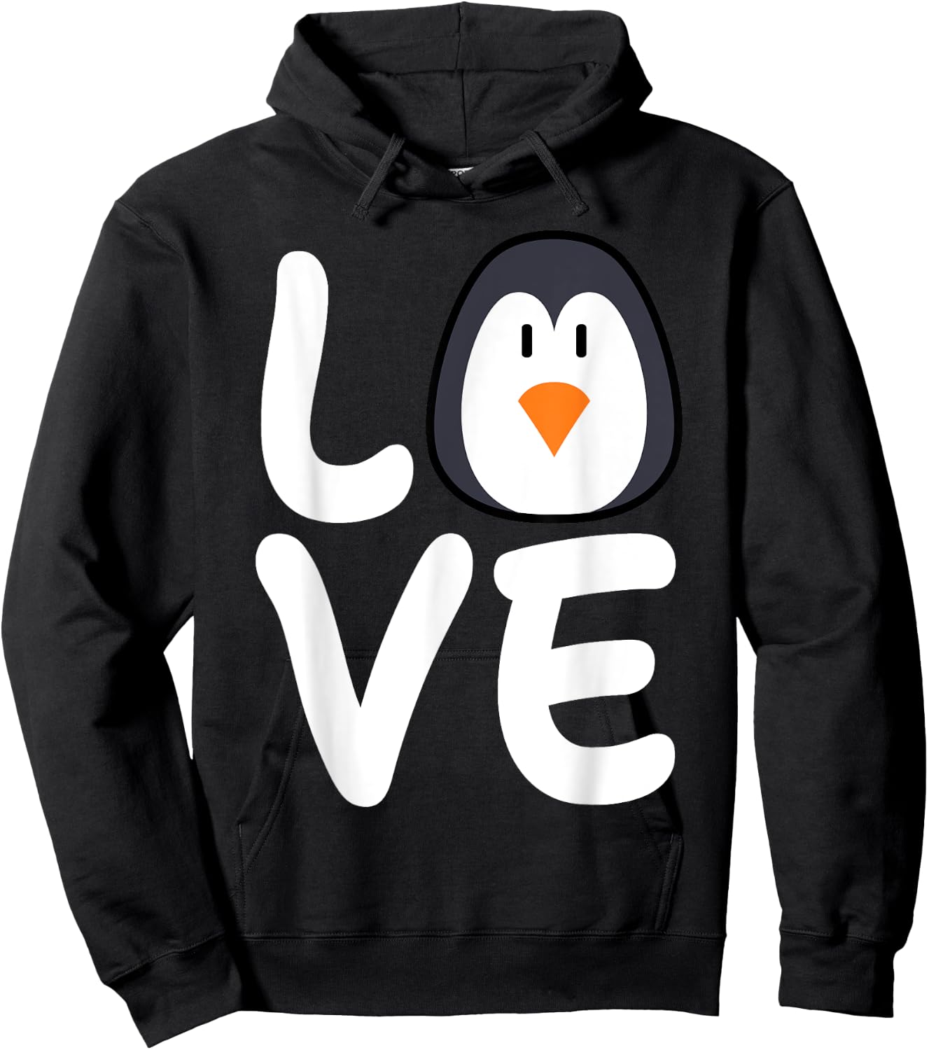 LOVE Penguins Shirt | Penguin Lover Shirt | Cool Penguin Hoodie - Hoodie | Black