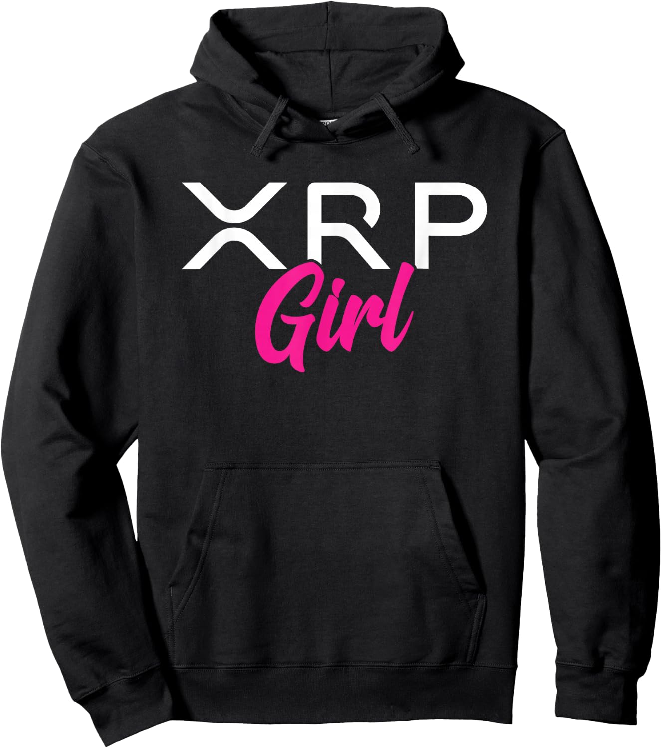 XRP Cryptocurrency - XRP Girl - Crypto Currency - XRP Hoodie - Hoodie | Black