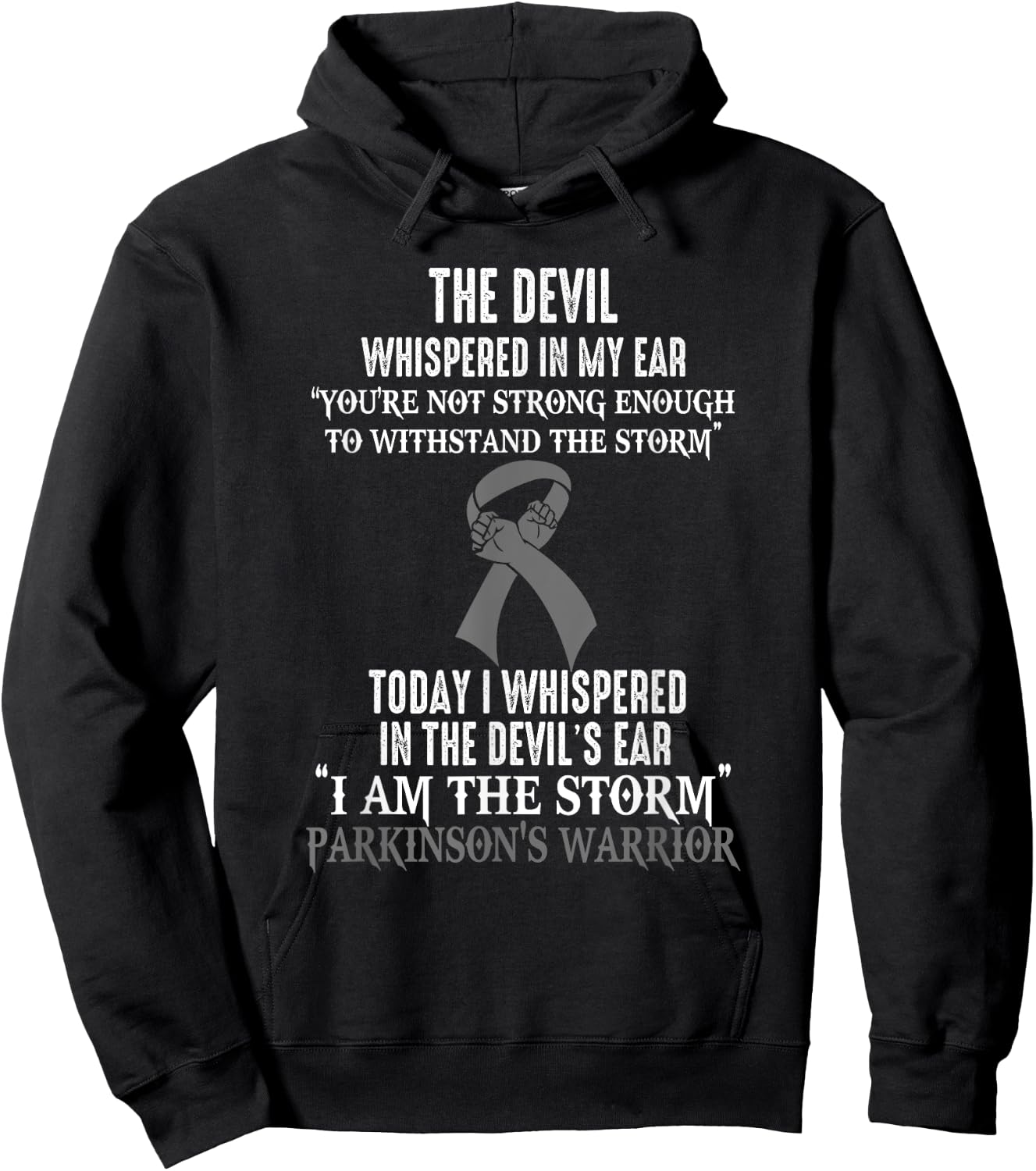 I Am The Storm Parkinson'S Awareness Warrior Hoodie - Hoodie | Black