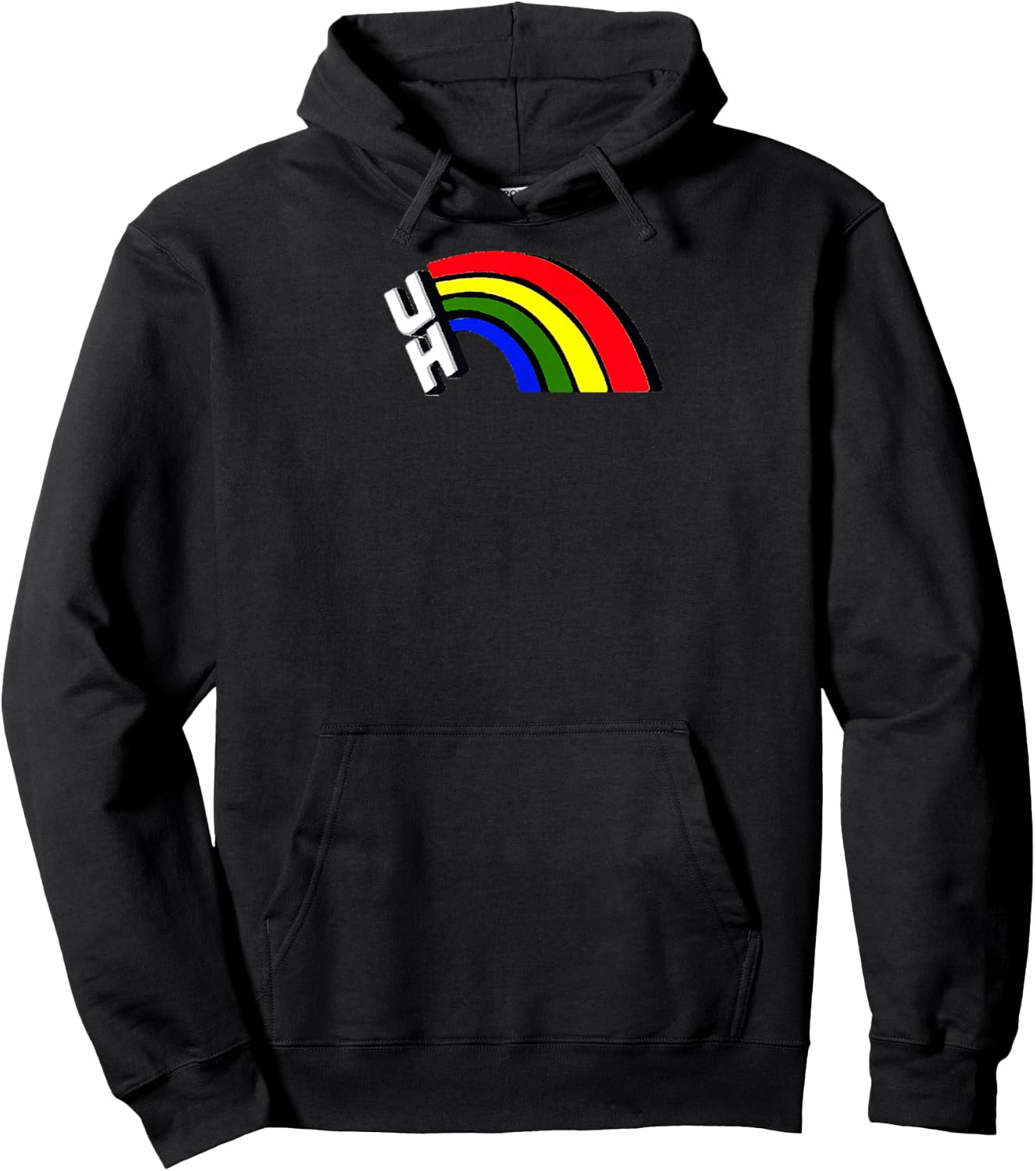 Hawaii Rainbow University Football Sports Logo Hoodie - Hoodie | Black