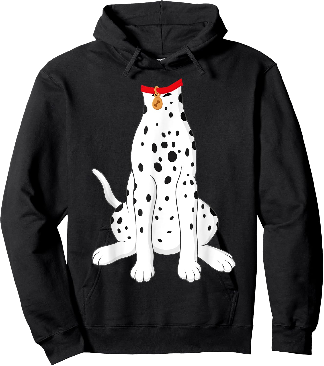 Dalmatian Dalmatian Costume Shirt Hoodie - Hoodie | Black