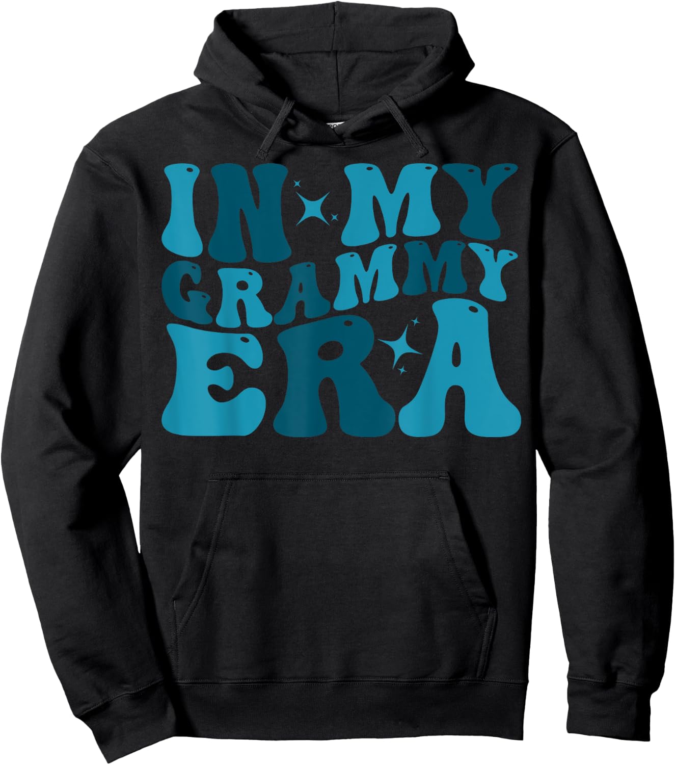 In My Grammy Era Lover Groovy Retro Mom Mother's Day Hoodie - Hoodie | Black