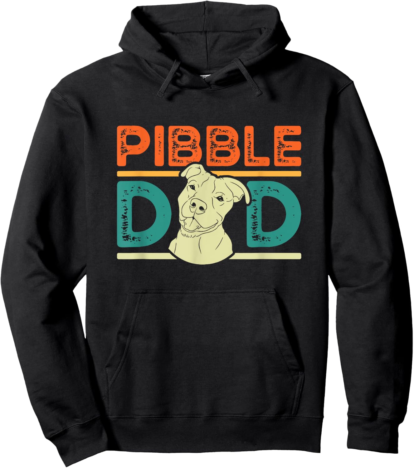 Pibble Dad Hoodie - Hoodie | Black