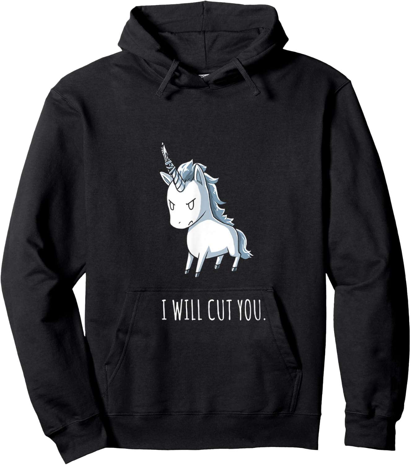 Stabby the Unicorn Hoodie - Hoodie | Black