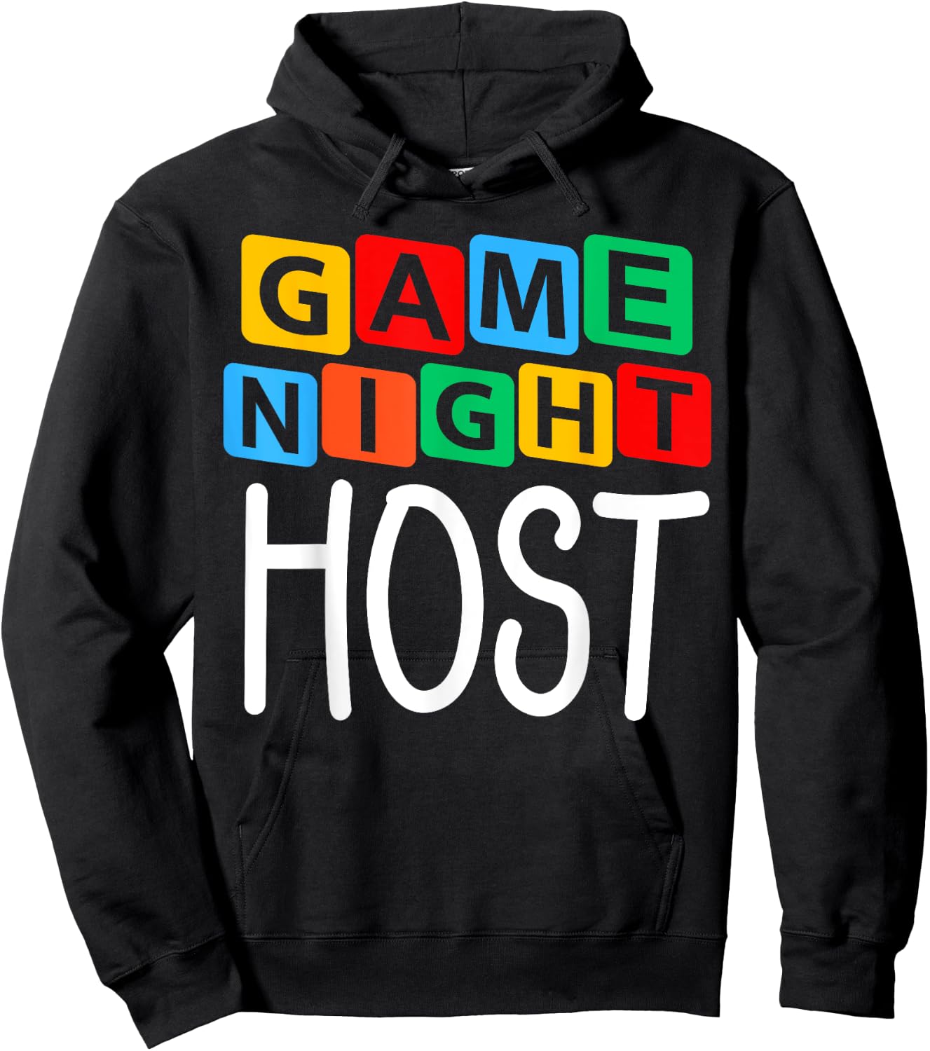 Trivia Night Team Family Game Night Host Hoodie - Hoodie | Black