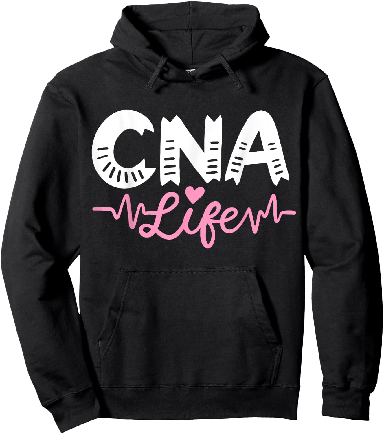 CNA Certified Nursing Assistant Hoodie - Hoodie | Black