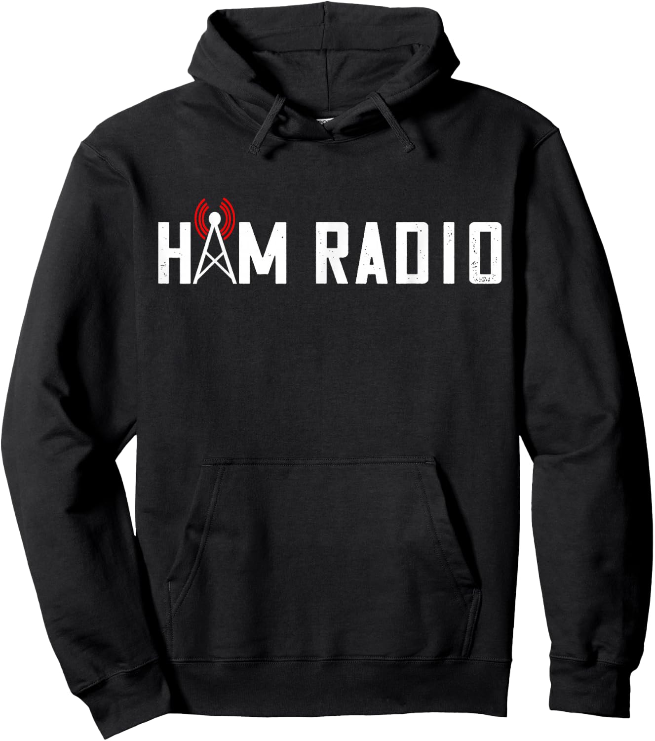 Tower Amateur Radio Ham Radio Operator Ham Radio Frequency Hoodie - Hoodie | Black
