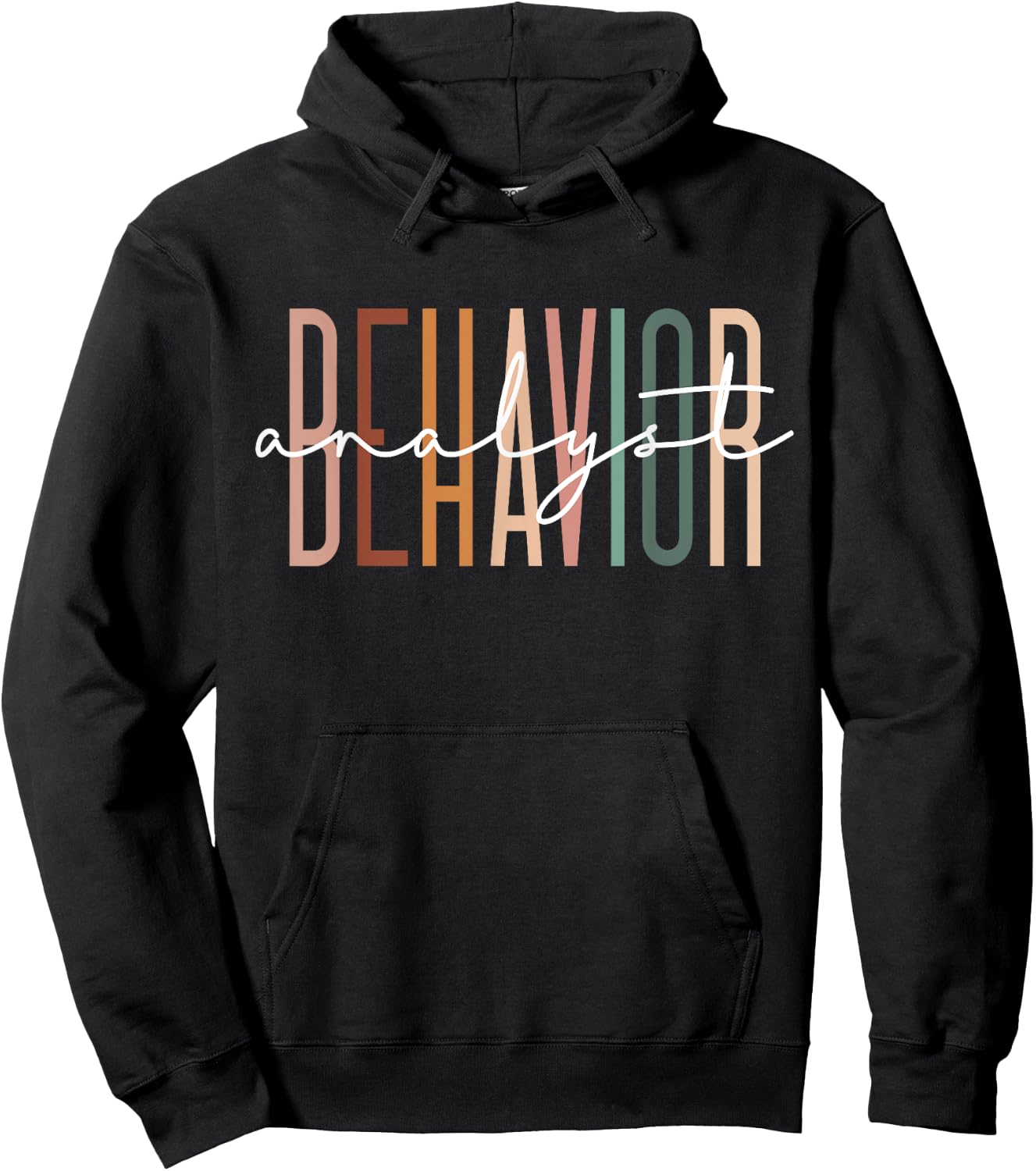 Behavior Analyst Teacher Squad Technician Therapist Analysis Hoodie - Hoodie | Black