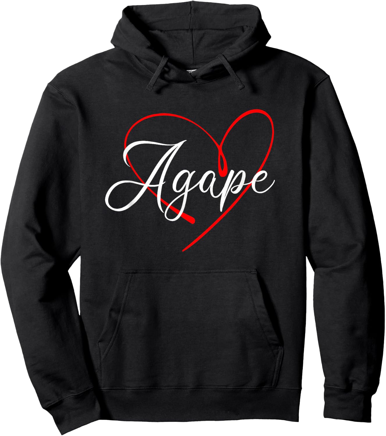 Agape greek word christianism agape Hoodie - Hoodie | Black