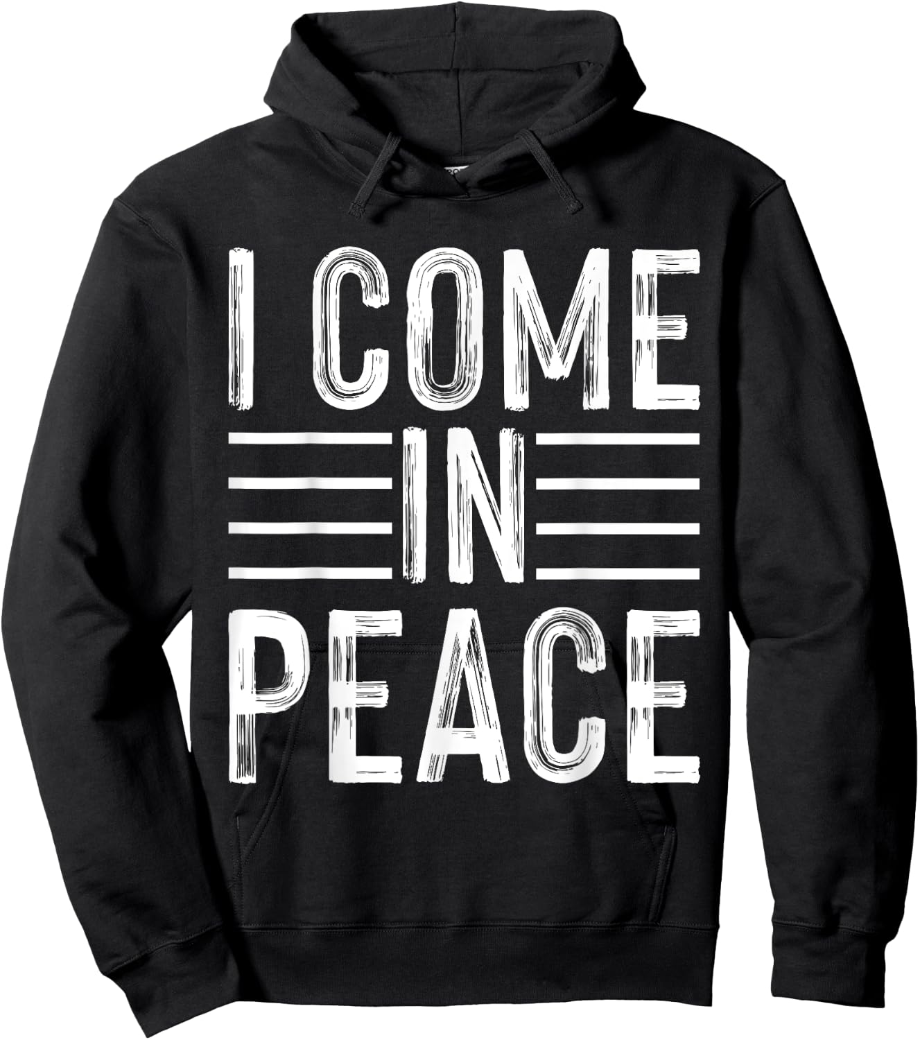 I Come In Peace - Im Peace Funny Matching Couple Hoodie - Hoodie | Black