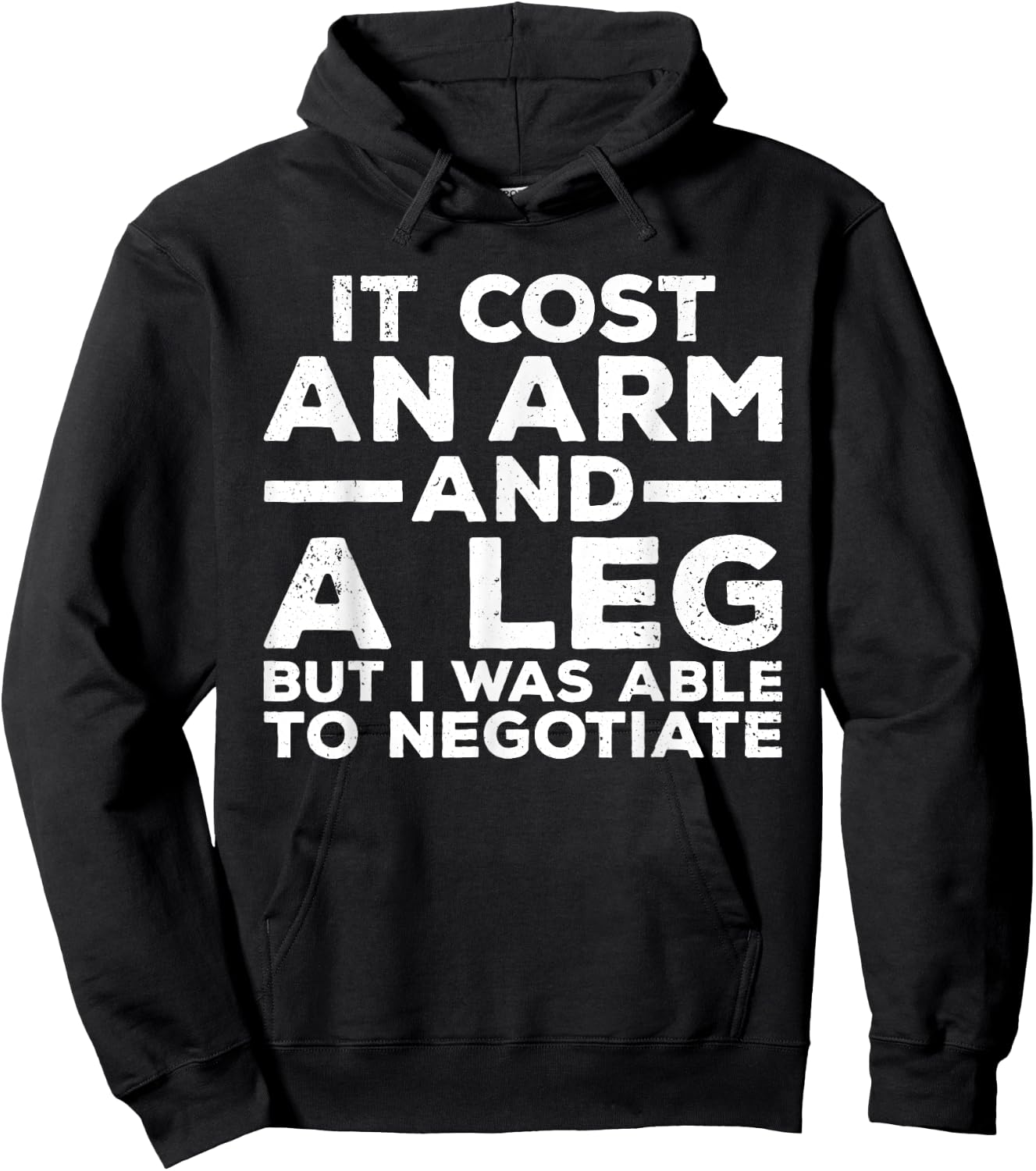 Funny Amputee Women Prosthetic Leg Amputation Joke Hoodie - Hoodie | Black
