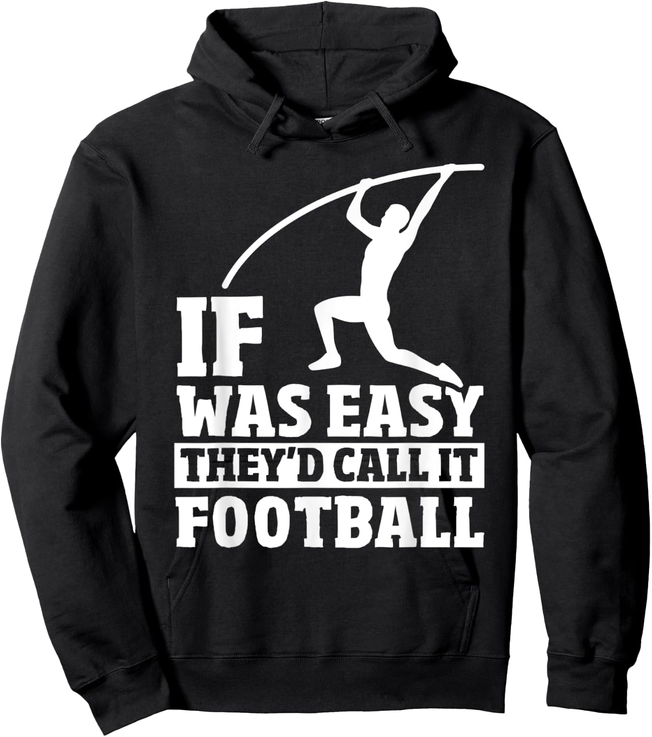 Funny Pole Vault Jumper - Pole Vaulting Sports Pole Vault Hoodie - Hoodie | Black