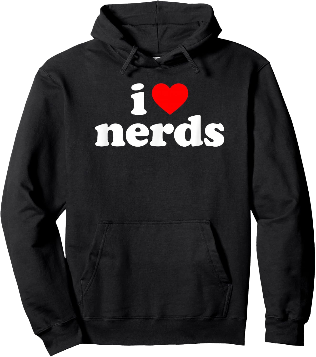 I Love Nerds Hoodie - Hoodie | Black