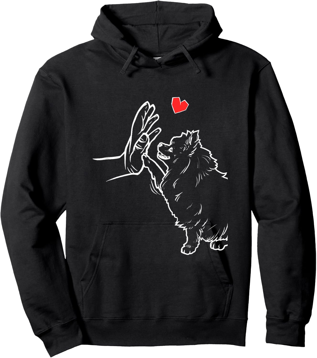 Pomeranian Dog Love Cute Pomeranian Hoodie - Hoodie | Black