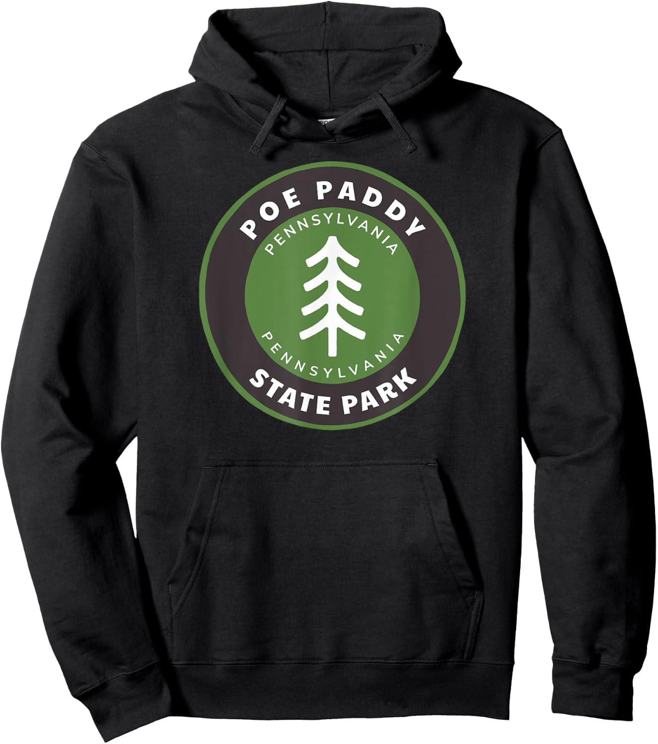Poe Paddy State Park Pennsylvania PA Vacation Souvenir Hoodie - Hoodie | Black