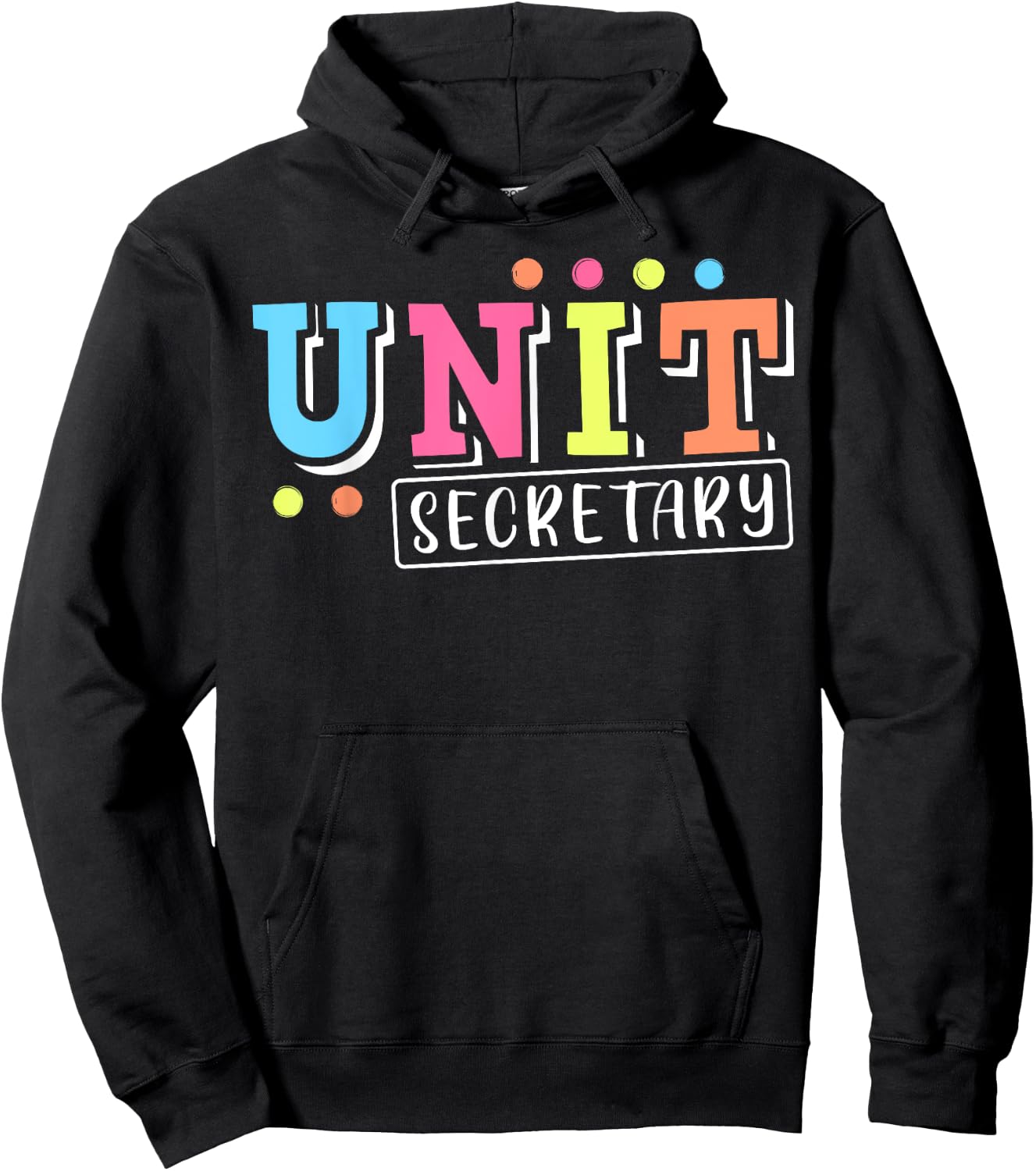 Cute Unit Secretary Appreciation Hoodie - Hoodie | Black