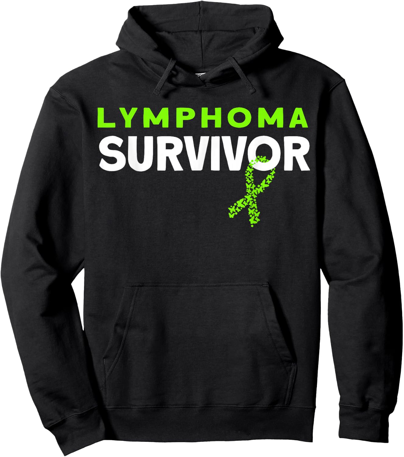 Lymphoma Survivor Hoodie - Hoodie | Black