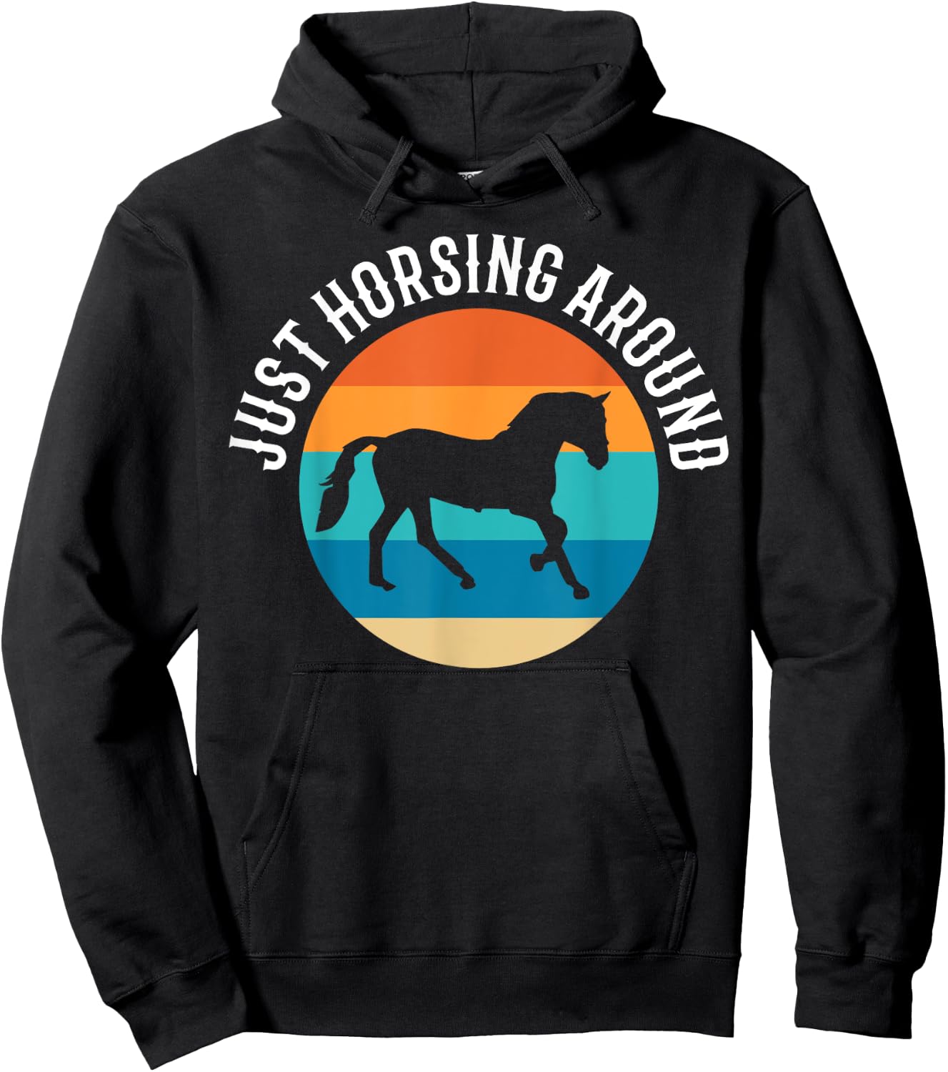 Just Horsing Around Riding Instructor Hoodie - Hoodie | Black